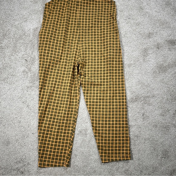 Known Supply Women’s Organic Cotton Cadence Overall Retro in Apricot Plaid M - Picture 8 of 14